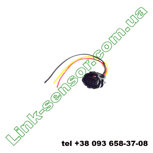 Разъем заднего датчика угла наклона фар, фишка датчика корректора фар